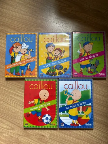 Kit DVD Caillou 20 + edição especial Natal