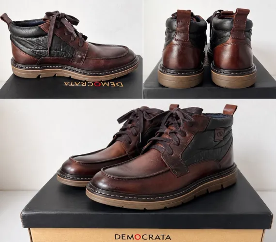 Bota Jeff Marrom Democrata