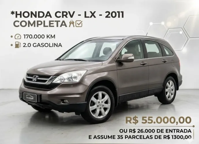 Honda CR-V LX 2.0 16V 2wd/2.0 Flexone Aut. 2011