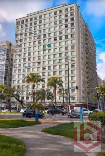 Kitnet reformado para alugar, 21 m² por R$ 2.100/pacote mês - Aparecida - Santos/SP