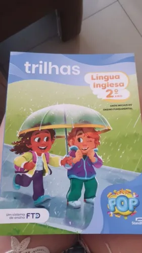 NOVO - Livro Língua Inglesa POP 2° ano Trilhas FTD<br>2° ano ensino fundamental<br>editora FTD <br>
