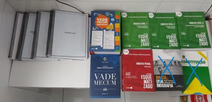 APOSTILAS LEI SECA, ESQUEMATIZADOS e VADE MECUM SARAIVA 2023