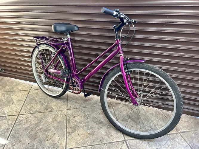 Bicicleta Feminina aro 26 com 6 marchas roda revisada