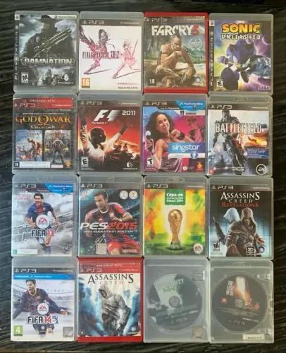 Jogos ps3 - 4 jogos por 100 reais