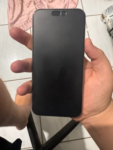 IPHONE 15 pro Max cor titânio com 80% de bateria