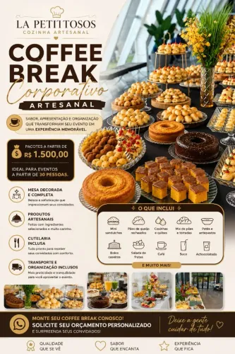 Coffee break | brunch | Eventos em geral