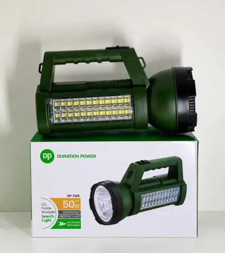 ? Lanterna Holofote Recarregável LED 50W DP-7325