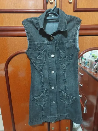 Vestido Jeans tamanho 10
