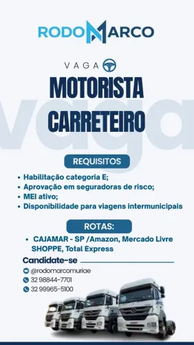 Motorista E Carreteiro Ecommerce 