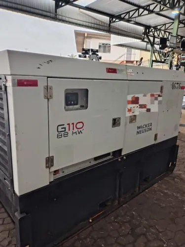 Grupo gerador 110 kva cabinado wacker revisado