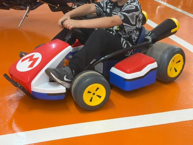 Carro Eletrico Super Mario - Nintendo Kart 24v