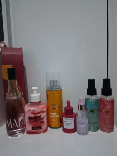 Kit wepink, natura e outros cosméticos