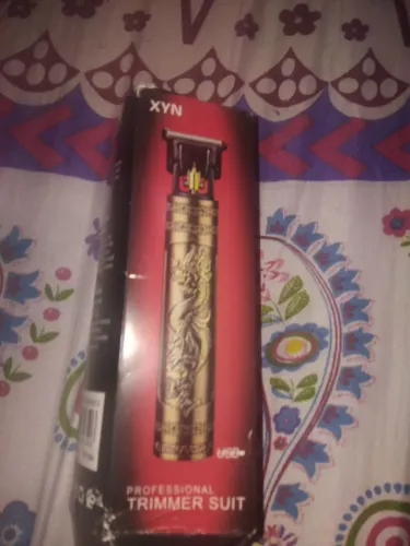 Máquina De Cortar Cabelo E Barba Profissional Vintage Dragão Recarregável USB