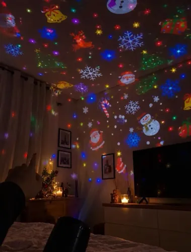 Projetor Natalino LED Decorativo - USB bivolt