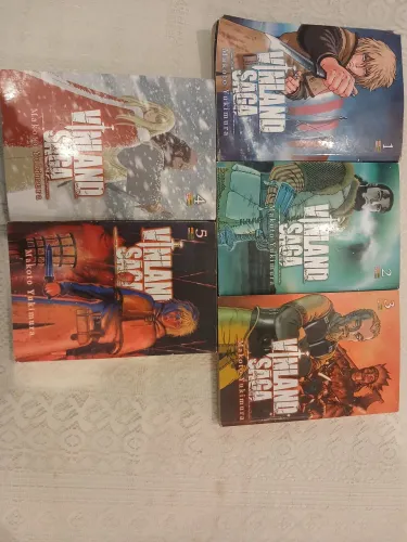 Mangá vinland saga volume 1-5
