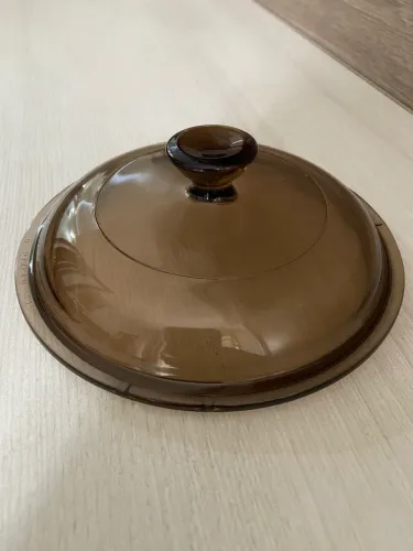 Tampa Original Pyrex 6 V1C Vidro Âmbar Fumê - Reposição