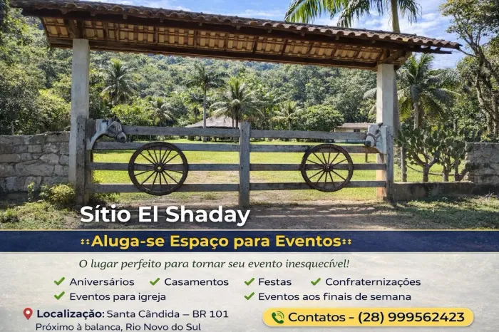 Aluguel de espaço para festa 