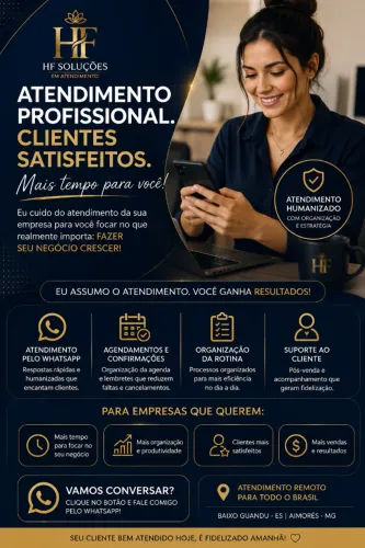 Atendimento de WhatsApp para Empresas | Assistência Virtual HF