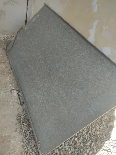 2 chapas de aço galvanizada