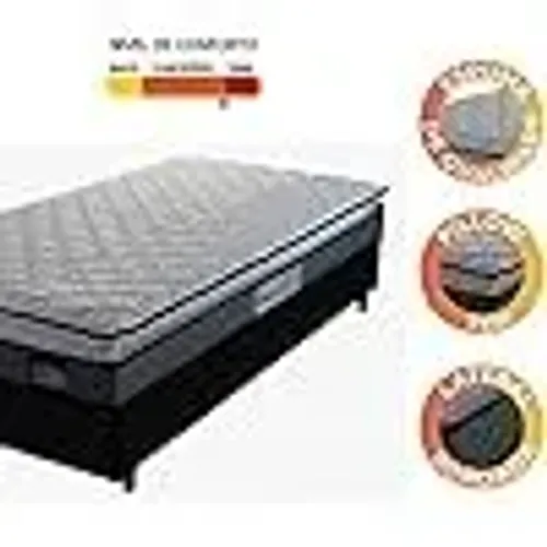 Colchão Solteiro Espuma D33 Pillow Top Luxo