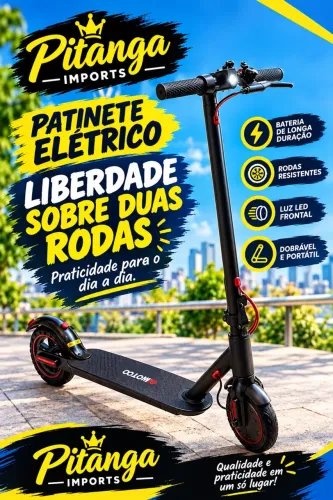 Patinete elétrico novo lacrado