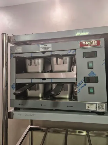 conservador de proteínas red chameleon 4 bandejas inox