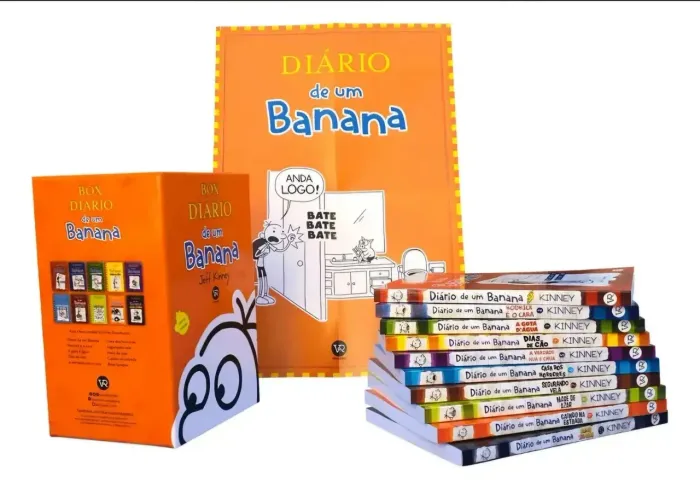 Box Diário de um banana -10 volumes - Kinney, Jeff - VR Editora - Capa Mole