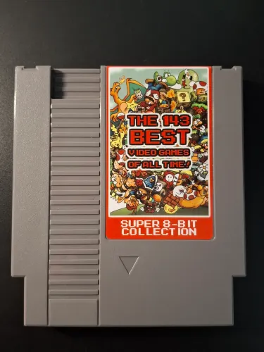 Cartucho 143 in 1 NES Nintendinho 8 bit 