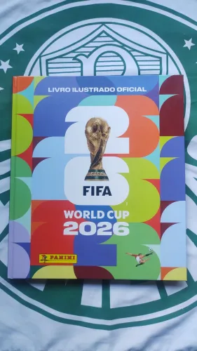 Álbum da copa 2026 capa dura com 775 figurinhas coladaa