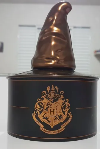 Lata Chapéu Seletor Harry Potter  Cacau Show 2025.