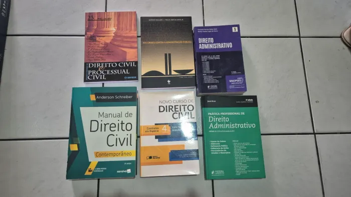 Livros de Direito Administrativo e civil