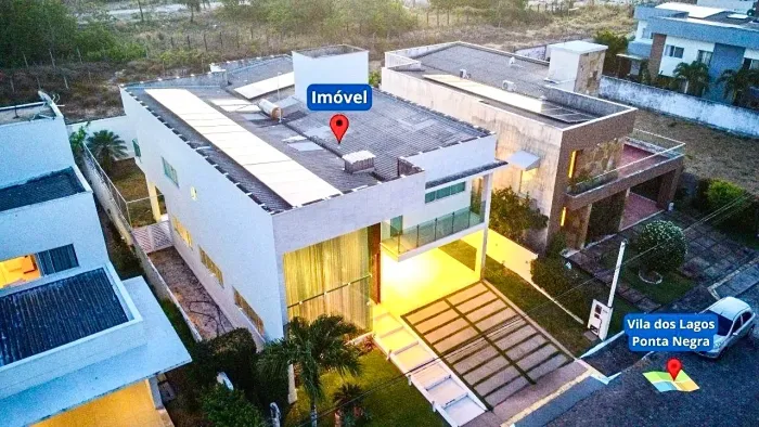 CONDOMÍNIO VILA DOS LAGOS - 5/4 - 430 m² - PONTA NEGRA