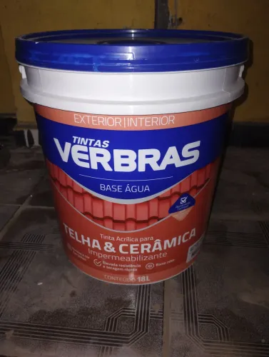 Tinta Telha Verbras 18 litros Cor Onix