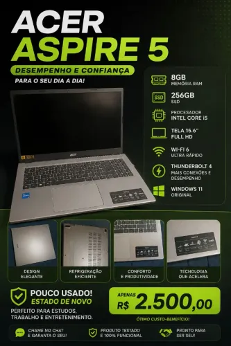 Notebook Acer aspire 5