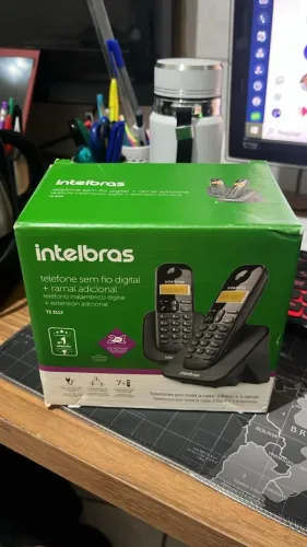 Telefone sem fio digital INTELBRAS TS3112 C/RAMAL ADICIONAL