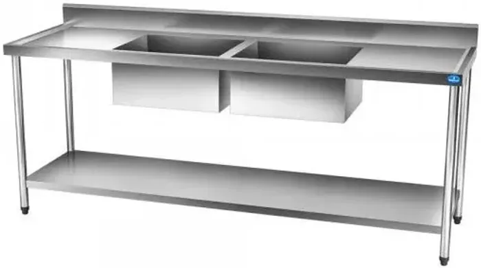 Pia industrial de cozinha inox 