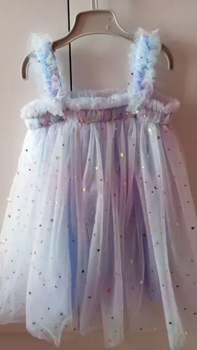 Vestido de luxo de menina