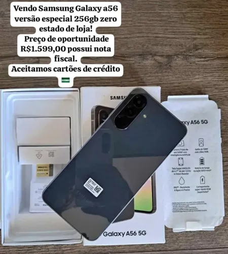 Samsung Galaxy a56 versão especial 256 GB zero !