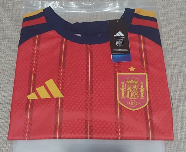 Camisa Espanha Modelo Jogador Tamanho G