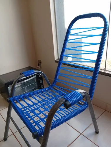 Cadeira Ferro galvanizado sem uso