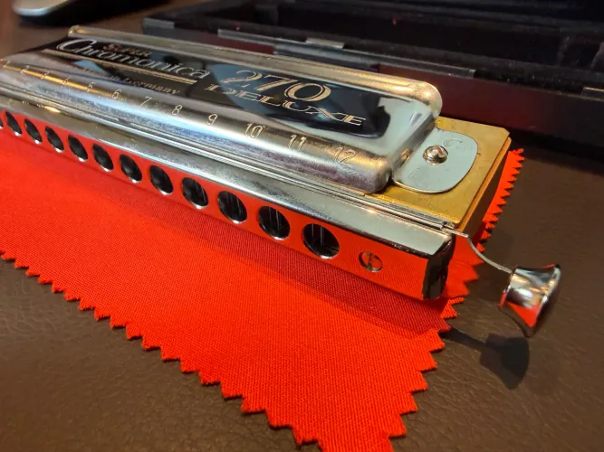 Gaita Cromática Hohner Super Chromonica 270 Deluxe C (Dó)