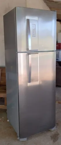 Geladeira De Inox Duplex Eletrolux Fosfree 110vlts