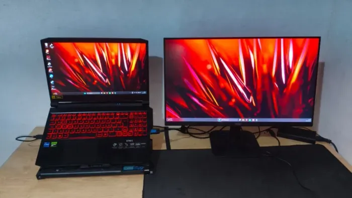 Notebook Acer Nitro 5 RTX 3050 + Monitor AOC 100 HZ