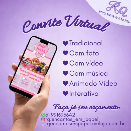 Convite virtual 