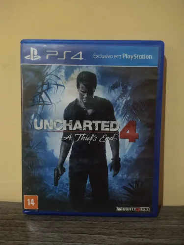 Uncharted 4 PS4 - Muito Conservado - Fotos Reais do Disco