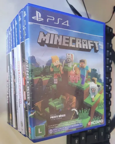 Minecraft Playstation 4 em Português Original em Perfeito Estado - PS4 Blue-ray