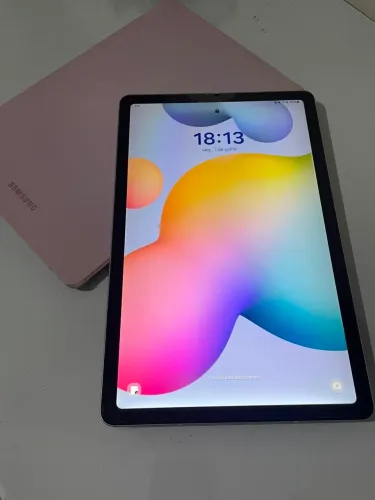 Samsung Galaxy Tab S6 Lite Rosa + Capa Magnética Original - Muito Bem Cuidado!