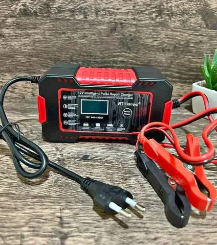 Inteligente Carregador bateria de carro e moto 12V a pronta entrega 