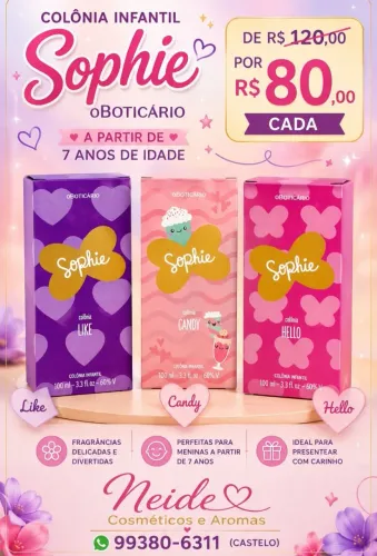 Colônia Sophie O Boticário