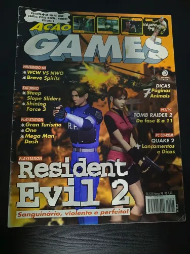 Revista de videogames ação games 125